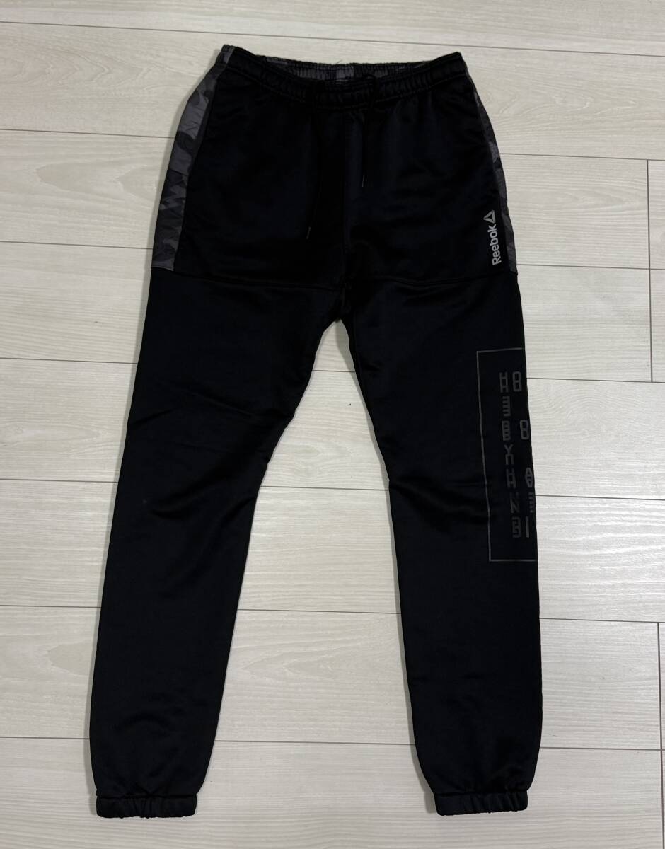 ★Reebok リーボック Wハイブロッドスウェットパンツ Sサイズ ブラック★_画像1