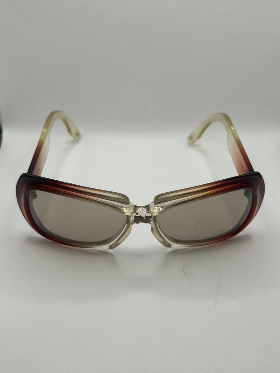 【高級ブランド】NINA RICCI ニナリッチ　サングラス　ファッション　ブランド　レディース　小物　color　カラー　色　黄緑　ブラウン_画像1