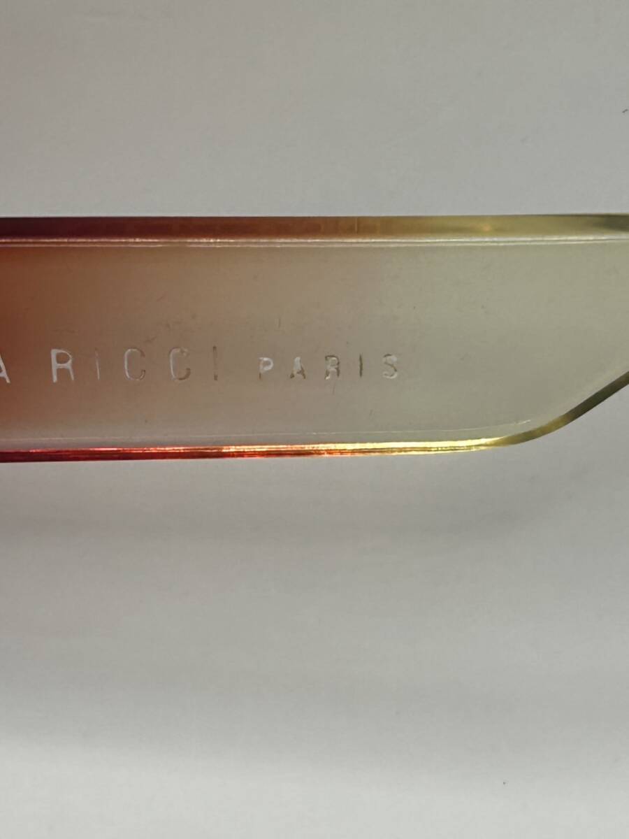 【高級ブランド】NINA RICCI ニナリッチ　サングラス　ファッション　ブランド　レディース　小物　color　カラー　色　黄緑　ブラウン_画像5