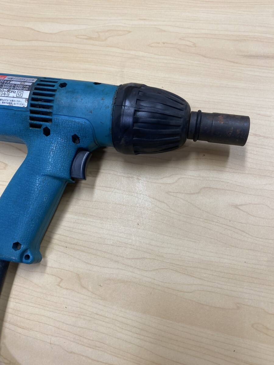 【通電確認済】Makita　マキタ　4型　インパクトレンチ　6904VH　100V　360W　50-60Hz　DIY　電動工具　レンチ　工具_画像7