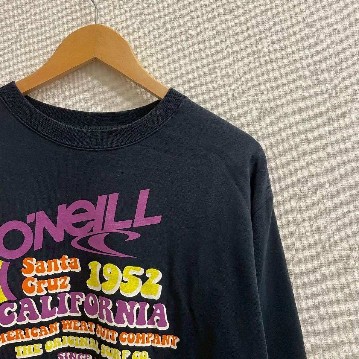 【S6961】 O'NEILL SANTA CRUZ オニール サンタクルーズ スウェット トレーナー フロントプリント メンズ トップス 最落なし 古着_画像6
