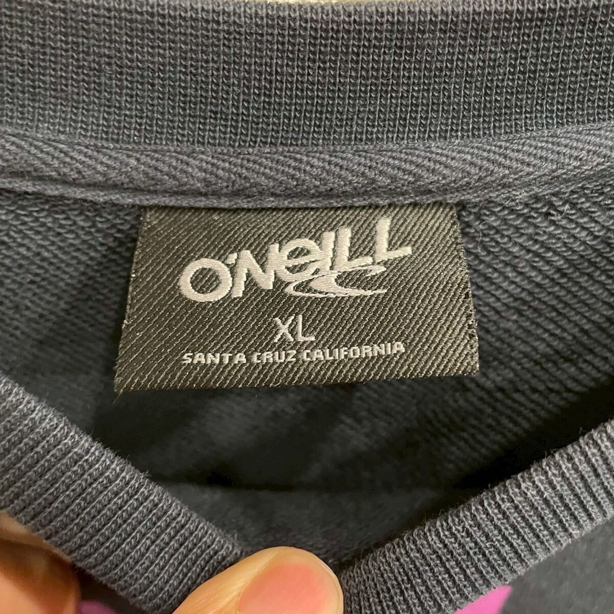 【S6961】 O'NEILL SANTA CRUZ オニール サンタクルーズ スウェット トレーナー フロントプリント メンズ トップス 最落なし 古着_画像7