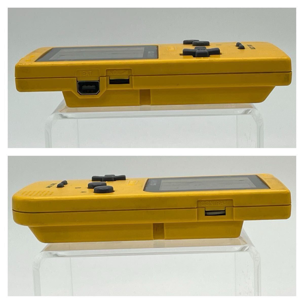 ＆ 任天堂 Nintendo ニンテンドー GAME BOY pocket ゲームボーイポケット イエロー MGB-001 ゲーム機 本体 ジャンク品 かわせみの画像4