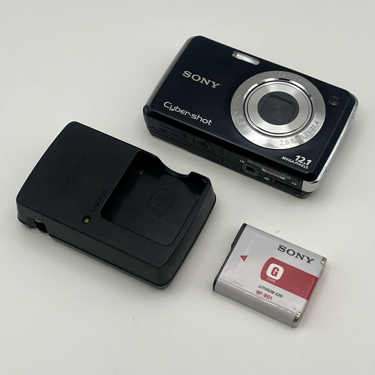 II SONY ソニー Cyber-shot サイバーショット デジカメ デジタルカメラ コンパクトデジタルカメラ コンデジ ブラック DSC-W220 かわせみ_画像1