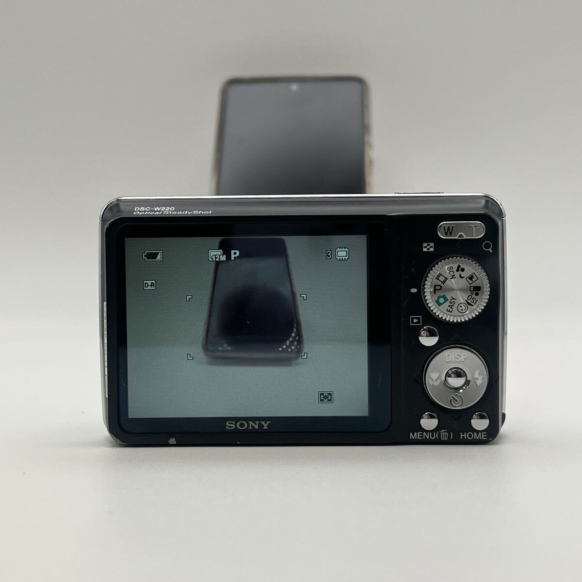 II SONY ソニー Cyber-shot サイバーショット デジカメ デジタルカメラ コンパクトデジタルカメラ コンデジ ブラック DSC-W220 かわせみ_画像3