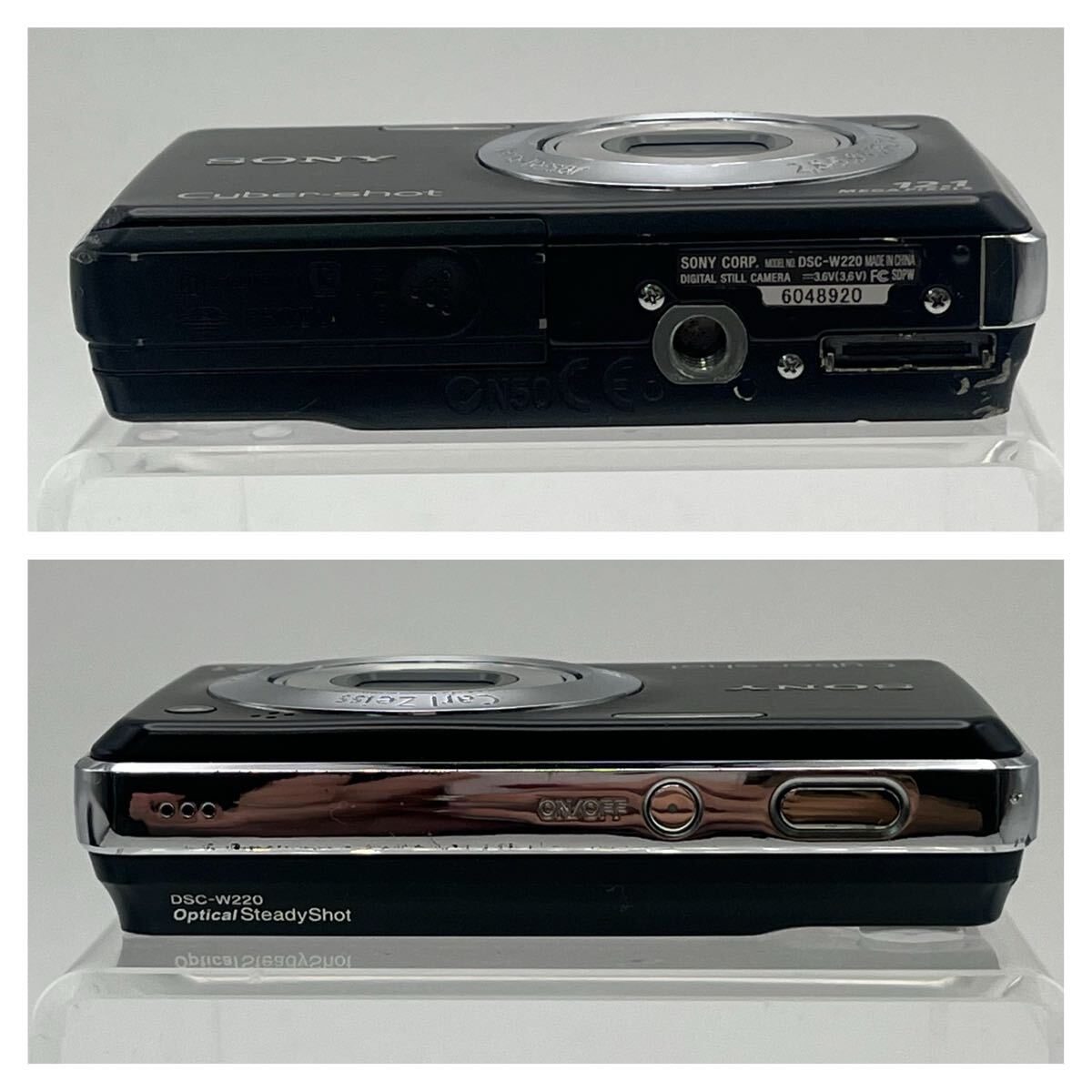II SONY ソニー Cyber-shot サイバーショット デジカメ デジタルカメラ コンパクトデジタルカメラ コンデジ ブラック DSC-W220 かわせみ_画像6