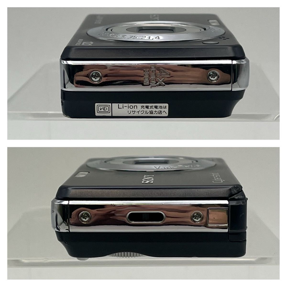 II SONY ソニー Cyber-shot サイバーショット デジカメ デジタルカメラ コンパクトデジタルカメラ コンデジ ブラック DSC-W220 かわせみ_画像7