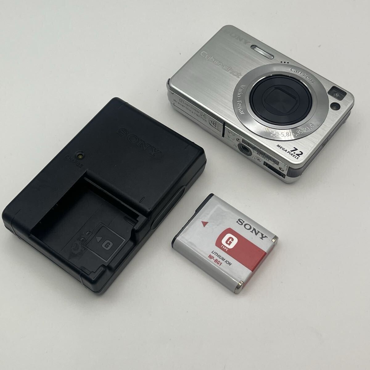 II SONY ソニー Cyber-shot サイバーショット シルバー デジカメ デジタルカメラ コンパクトデジタルカメラ DSC-W110 かわせみ_画像1