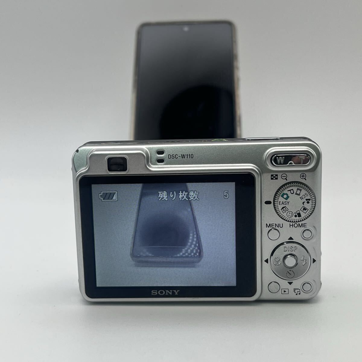 II SONY ソニー Cyber-shot サイバーショット シルバー デジカメ デジタルカメラ コンパクトデジタルカメラ DSC-W110 かわせみ_画像3