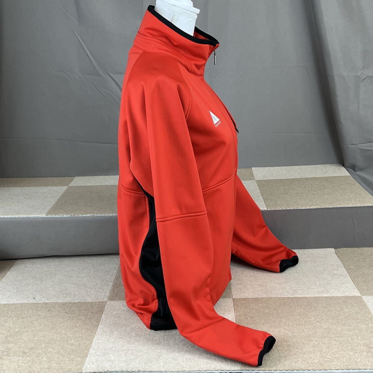 H le coq sportif ルコックスポルティフ ジャケット アウター レッド M GQ6222 かわせみ_画像4