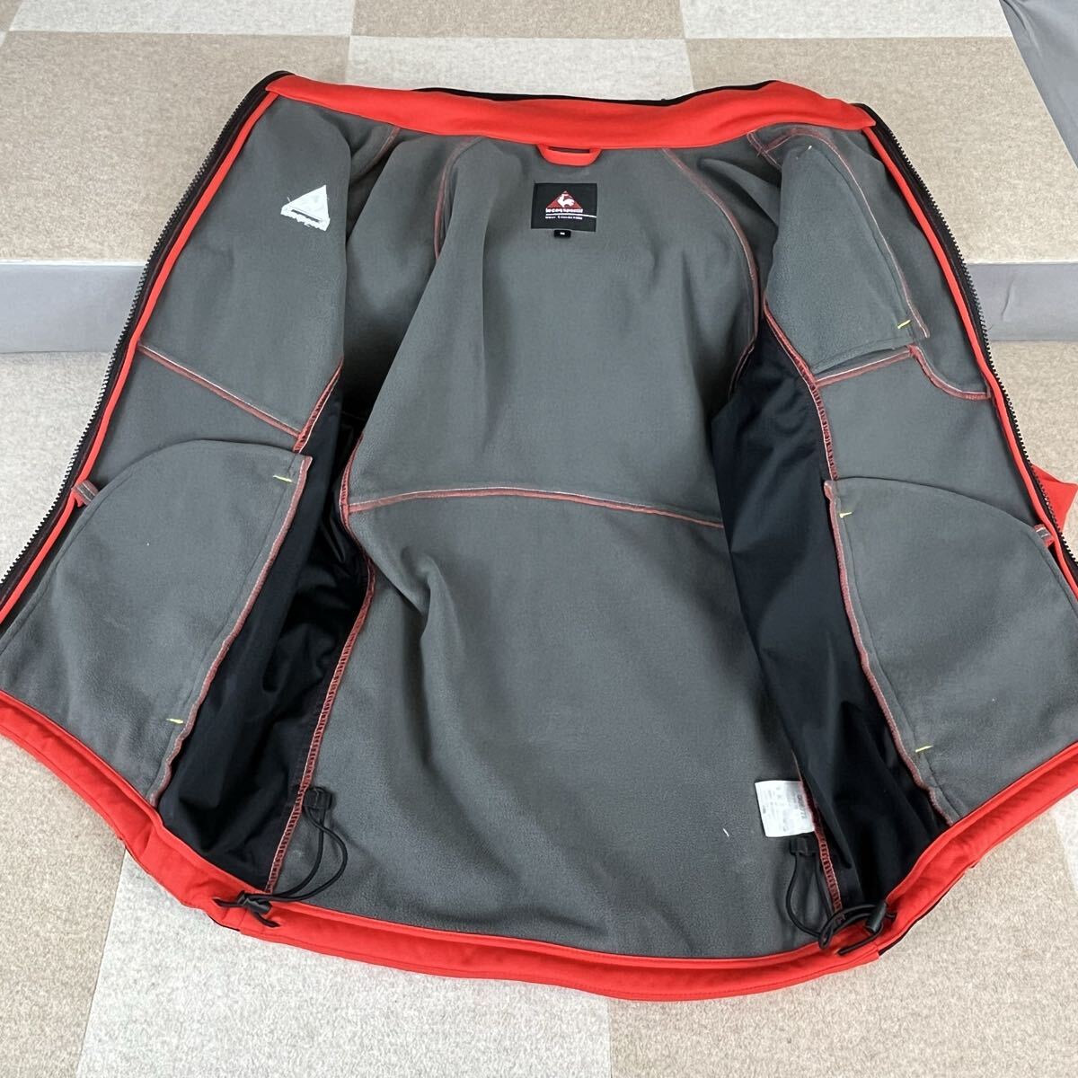 H le coq sportif ルコックスポルティフ ジャケット アウター レッド M GQ6222 かわせみ_画像9