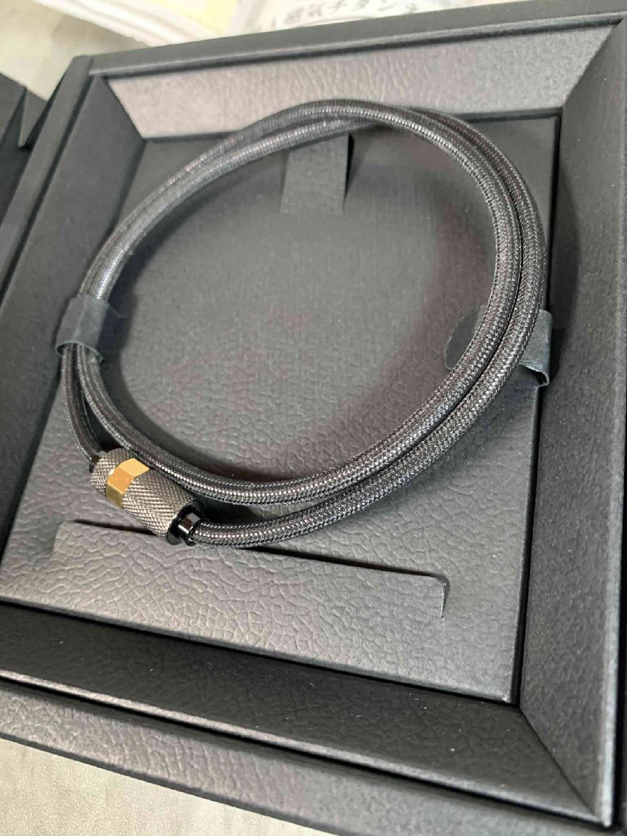 【美品・2024年11月購入】ファイテン Phiten RAKUWA磁気ネックレス ローレット ブラック×ゴールド 50cm 磁気ネックレス 【送料無料】_画像2