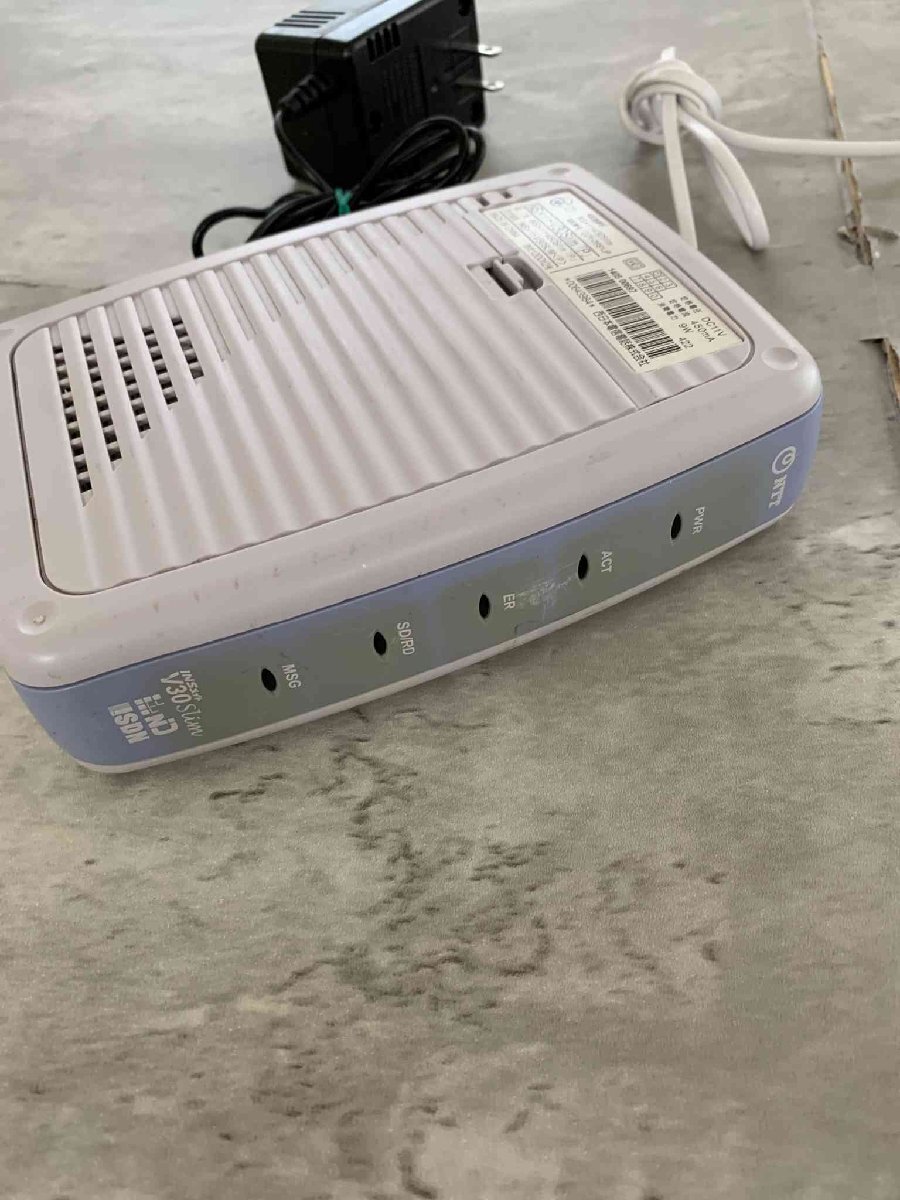 【動作OK】NTT西日本 INSメイト V30slim「P」＋アダプター ISDN ターミナルアダプタ 3台セット_画像1