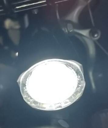 ヤマハ【ヘッドライト　2018年　PAS with】中古　YAMAHA アシスト自転車部品　動作確認済　部品　パス　点灯　点灯確認済　ライト　前照灯_画像5