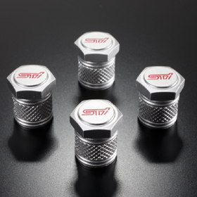 即決 スバル純正 [STi バルブキャップセット] 新品_画像2