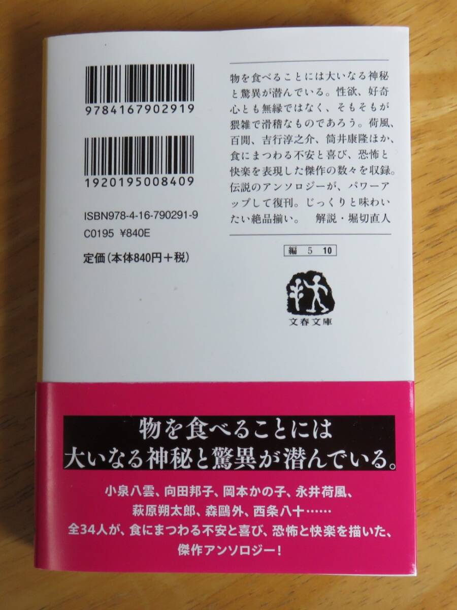 文藝春秋編　もの食う話　文春文庫_画像4