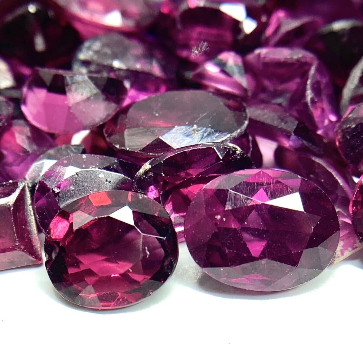 小粒!!☆天然ピンクガーネットおまとめ191ct☆n 約38.2g ルース 裸石 宝石 ジュエリー jewelry pink garnet 柘榴石 w1す38_画像1