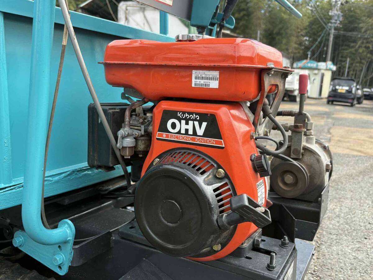 ウインブルヤマグチ PM250LK 油圧ダンプ リフト 農用運搬車 最大積載量 300kg ガソリン 最大4馬力 クローラ型 ★静岡県湖西市発★_画像10