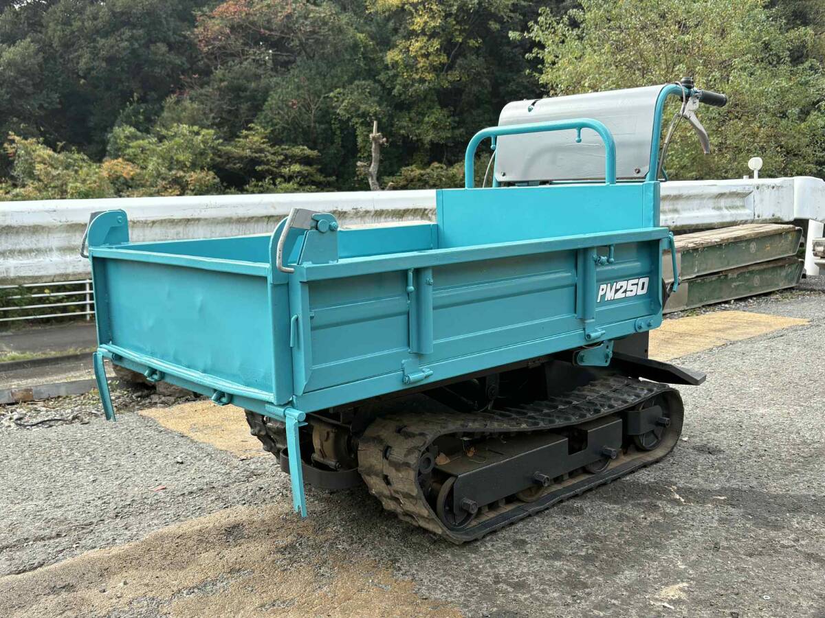 ウインブルヤマグチ PM250LK 油圧ダンプ リフト 農用運搬車 最大積載量 300kg ガソリン 最大4馬力 クローラ型 ★静岡県湖西市発★_画像5