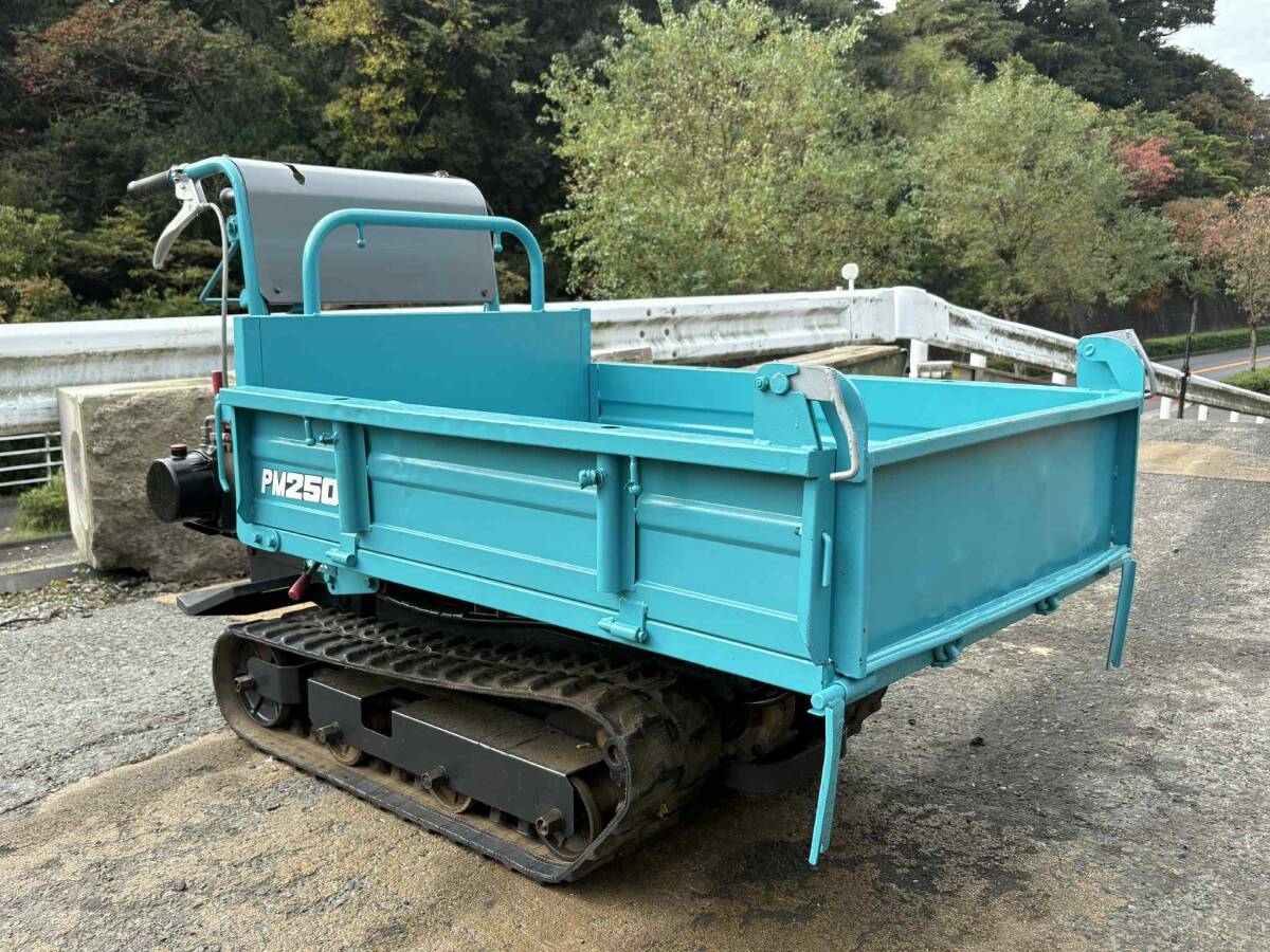 ウインブルヤマグチ PM250LK 油圧ダンプ リフト 農用運搬車 最大積載量 300kg ガソリン 最大4馬力 クローラ型 ★静岡県湖西市発★_画像7