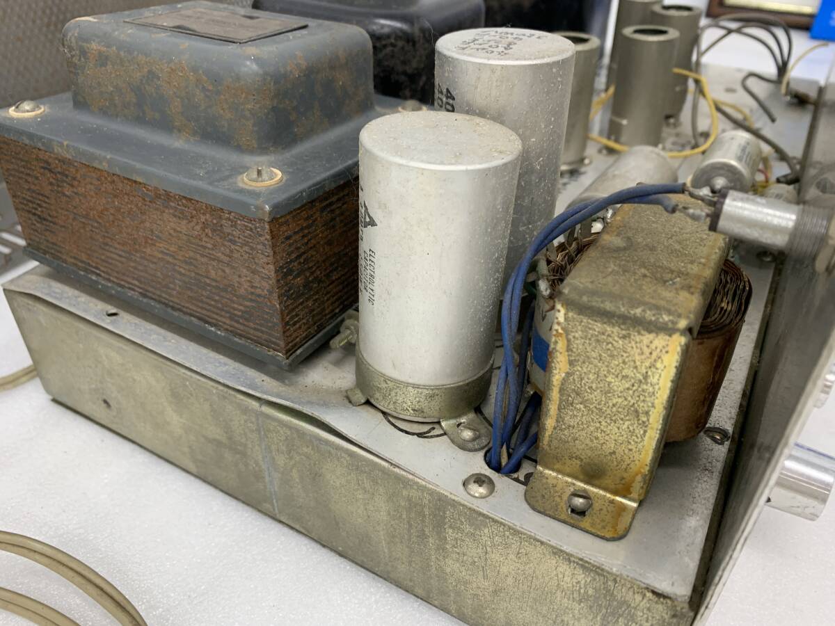 19088◆真空管アンプ　LUX electronics　LUXMAN ラックスマン　自作　6BQ5P？　パワートランス　ナショナル？　写真追加有◆_画像7
