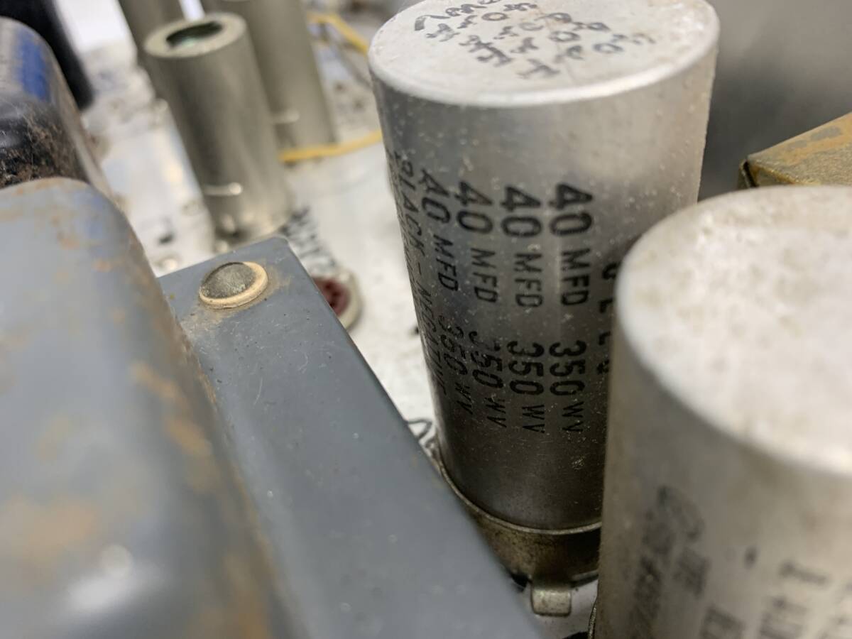 19088◆真空管アンプ　LUX electronics　LUXMAN ラックスマン　自作　6BQ5P？　パワートランス　ナショナル？　写真追加有◆_画像9