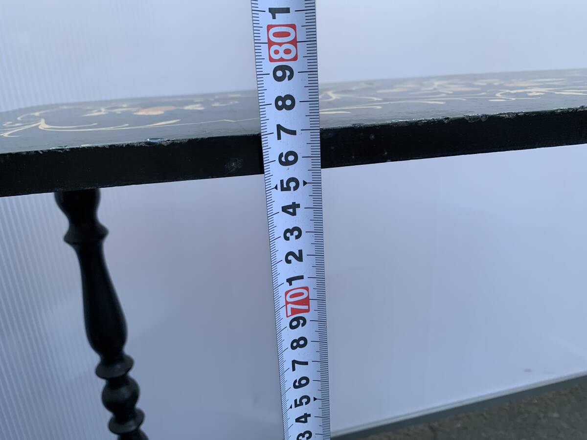 250162* пристенный столик полка витрины украшение шт. античный способ размер примерно 76×30.5×77 удобно товары для дома рейс B разряд фотография дополнение иметь 