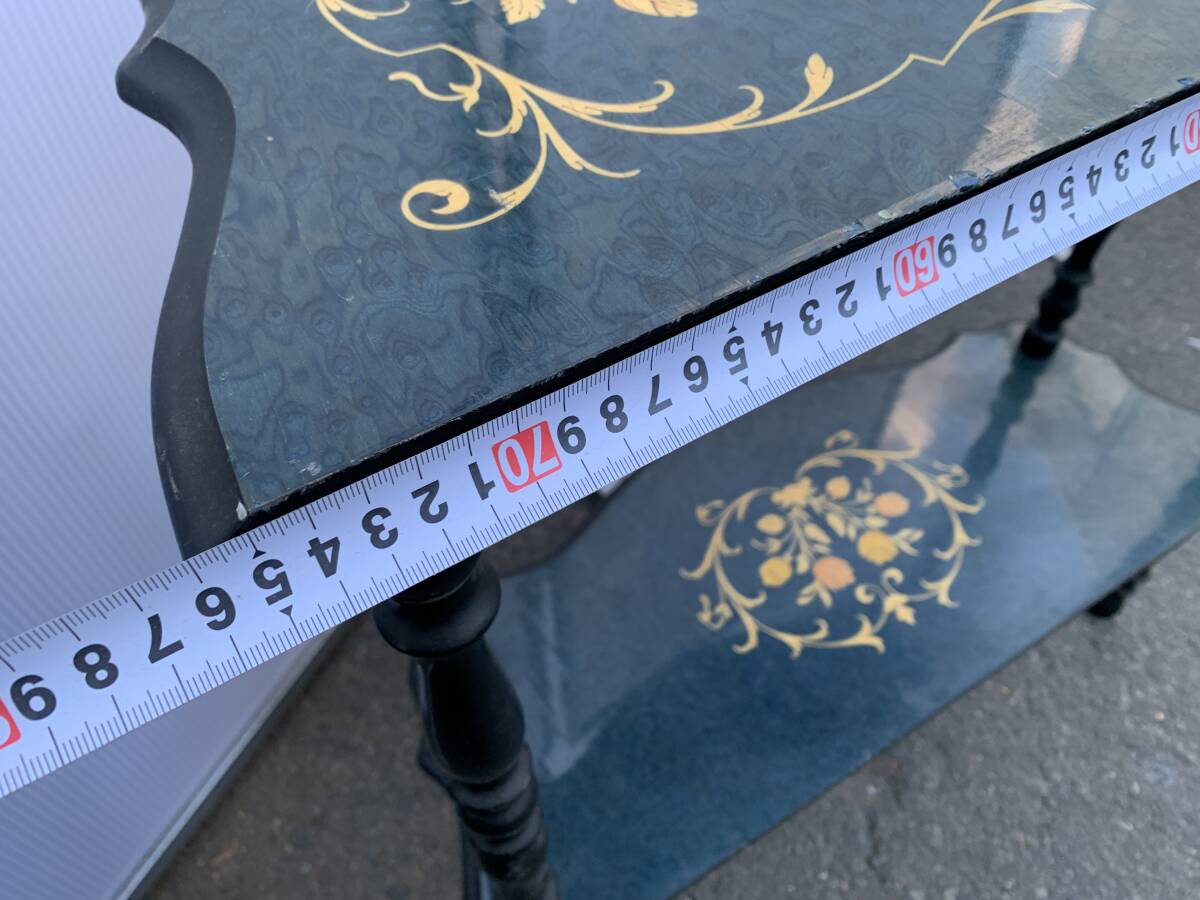 250162* пристенный столик полка витрины украшение шт. античный способ размер примерно 76×30.5×77 удобно товары для дома рейс B разряд фотография дополнение иметь 