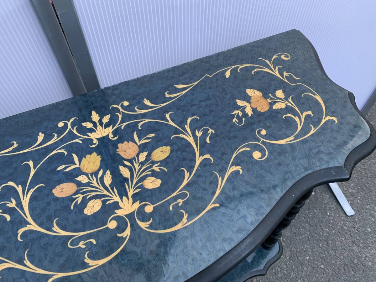 250162* пристенный столик полка витрины украшение шт. античный способ размер примерно 76×30.5×77 удобно товары для дома рейс B разряд фотография дополнение иметь 