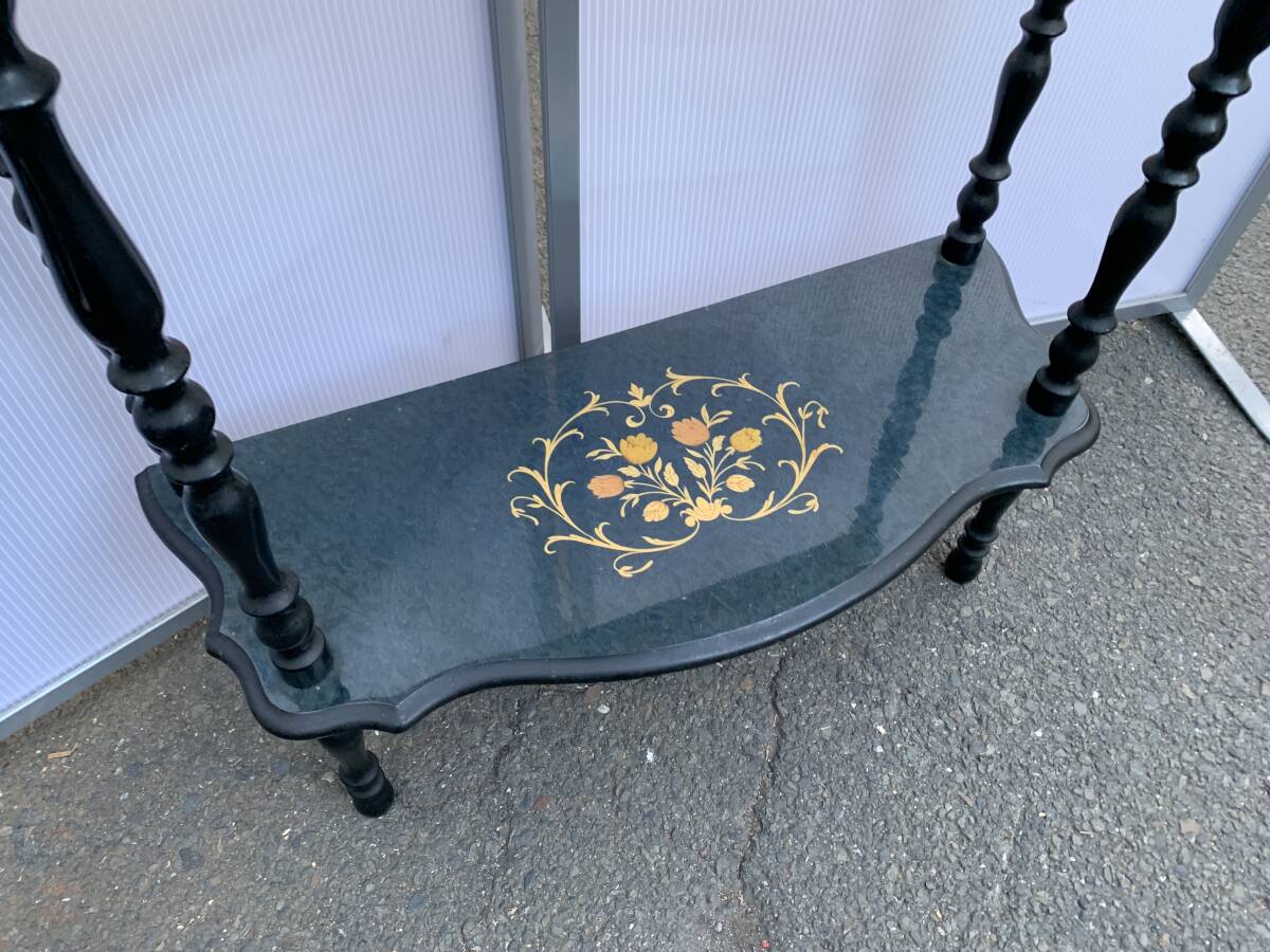 250162* пристенный столик полка витрины украшение шт. античный способ размер примерно 76×30.5×77 удобно товары для дома рейс B разряд фотография дополнение иметь 