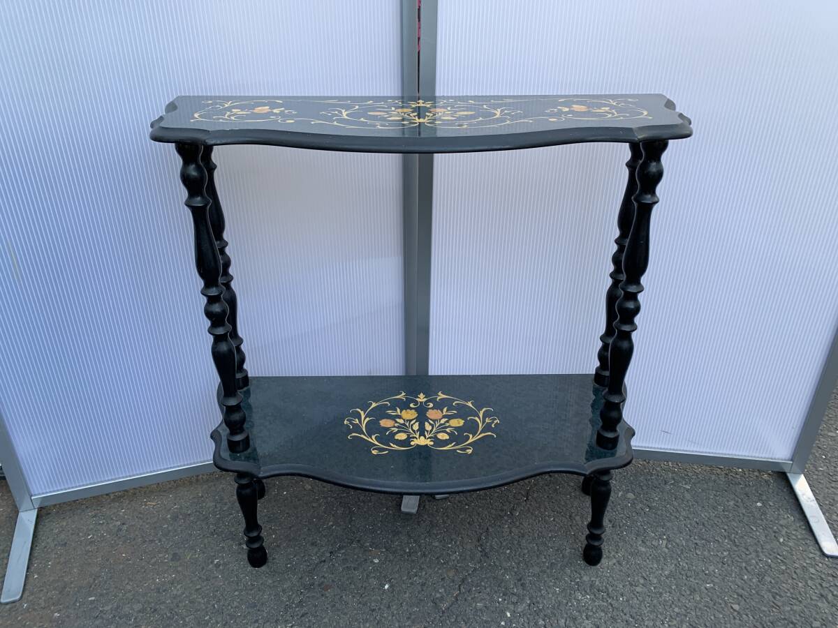 250162* пристенный столик полка витрины украшение шт. античный способ размер примерно 76×30.5×77 удобно товары для дома рейс B разряд фотография дополнение иметь 