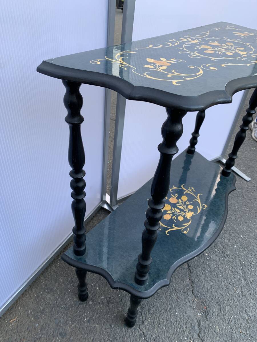 250162* пристенный столик полка витрины украшение шт. античный способ размер примерно 76×30.5×77 удобно товары для дома рейс B разряд фотография дополнение иметь 