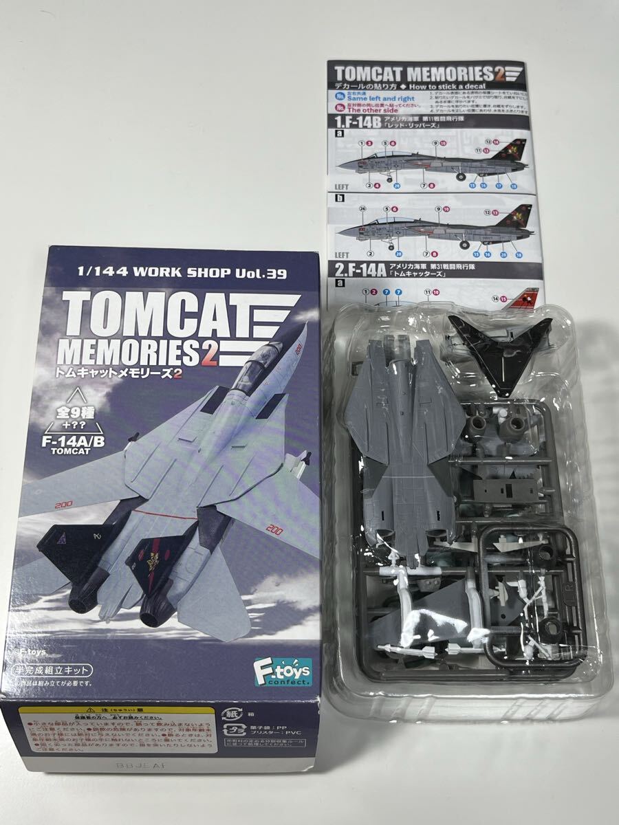 1/144 F-toys confect エフトイズ TOMCAT MEMORIES2 トムキャットメモリーズ2 F-14B アメリカ海軍 第32戦闘飛行隊 スウォーズメン_画像1
