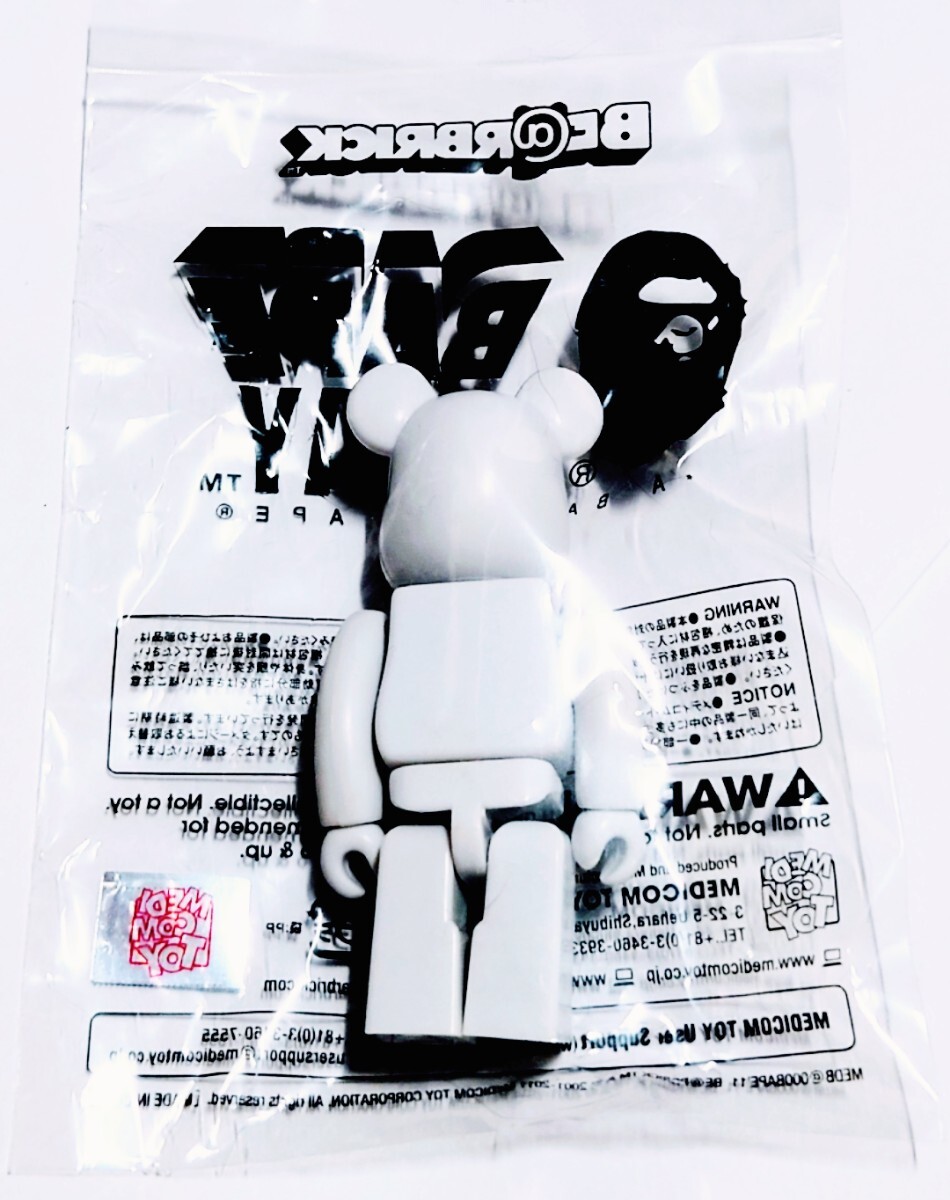 ラスト★未開封 BAPE PLAY【A BATHING APE】100% ベアブリック BE@RBRICK kaws メディコム ステューシー 400％ ペコちゃん 千秋 NIGO_画像4