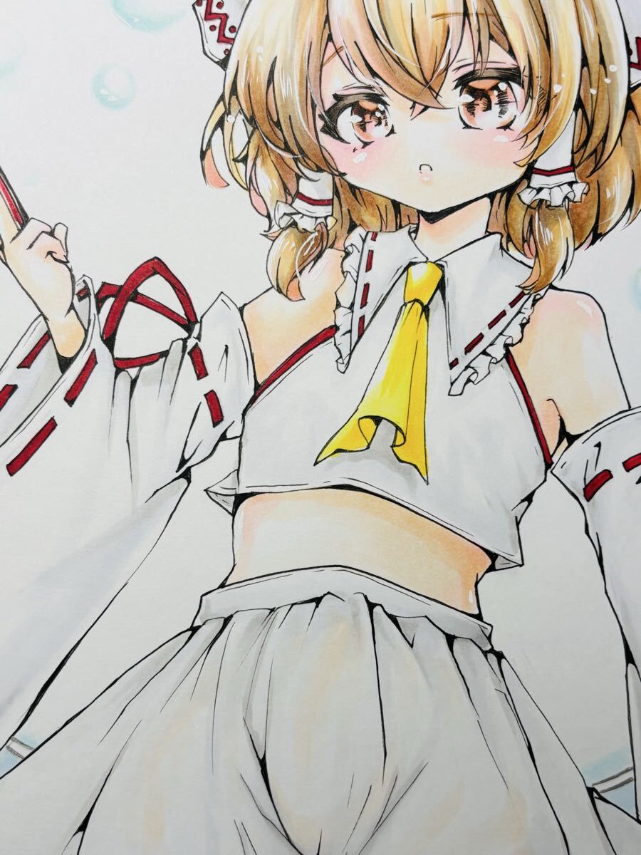  ручные иллюстрации с дефектом большой карточка для автографов, стихов, пожеланий pick специальный такой же человек . красота . сон восток person Project. женщина японская одежда лента зима оригинал снег белый 