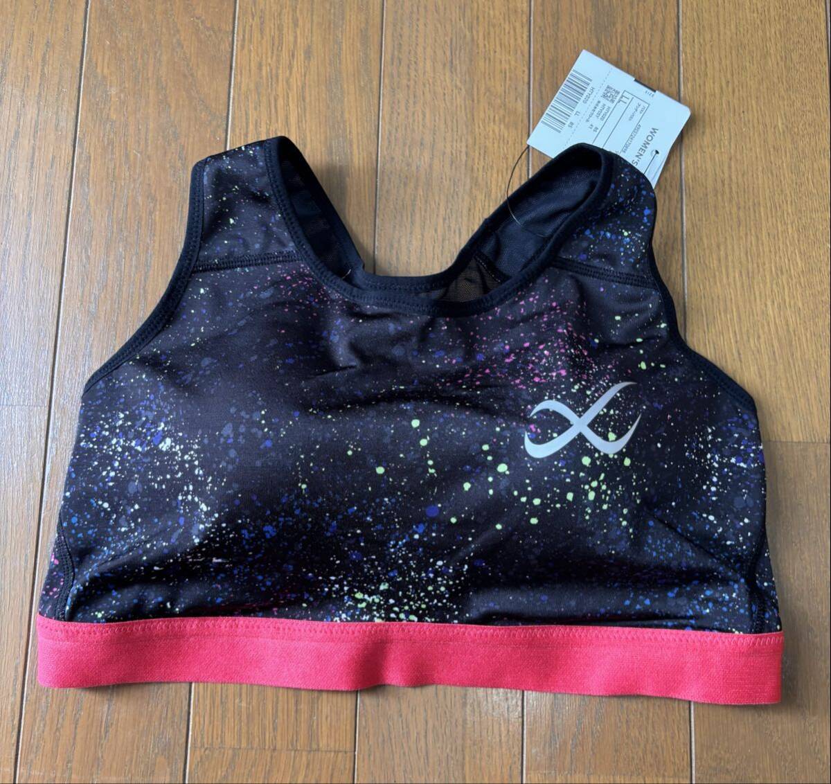 即決★ワコール CW-X スポーツブラ　LL　新品　黒　カラフル　HTY020【スポーツゆれケアブラ】 ランニング　ジム　トレーニング　ゆれない_画像1