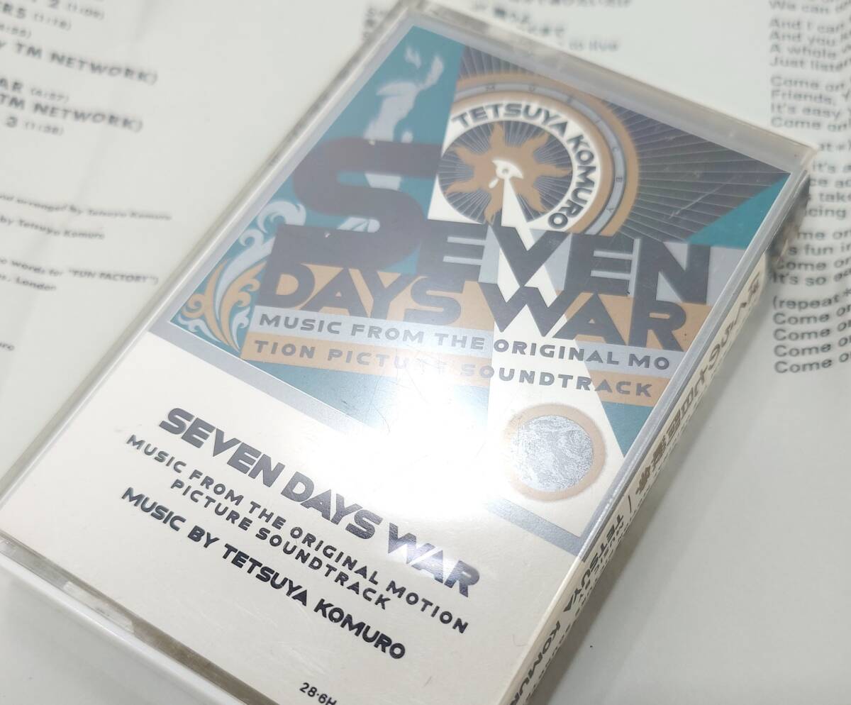 ネコポス カセット テープ SEVEN DAYS WAR Tetsuya Komuro 小室哲哉 ぼくらの七日間戦争 オリジナル・サウンドトラック 当時物 レトロ _画像1