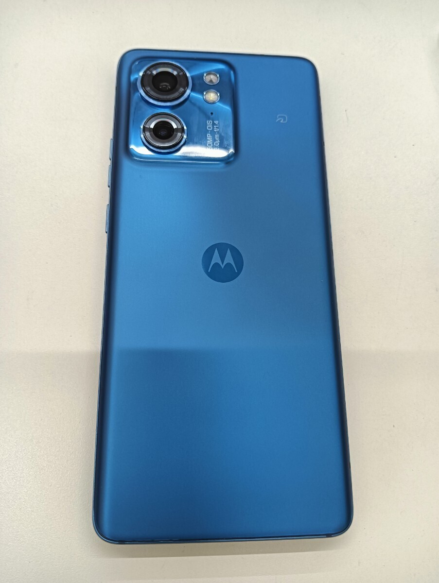最安 モトローラ motorola edge 40 スマートフォン メモリー8GBストレージ256GB ルナブルー 動作確認済 SIMフリー 新品ケース付 送料無料！_画像3
