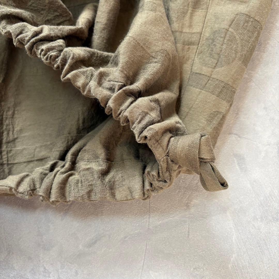 慈雨 ジウ センソユニコ 幾何学柄 ロングスカート 変形 アシンメトリー_画像4