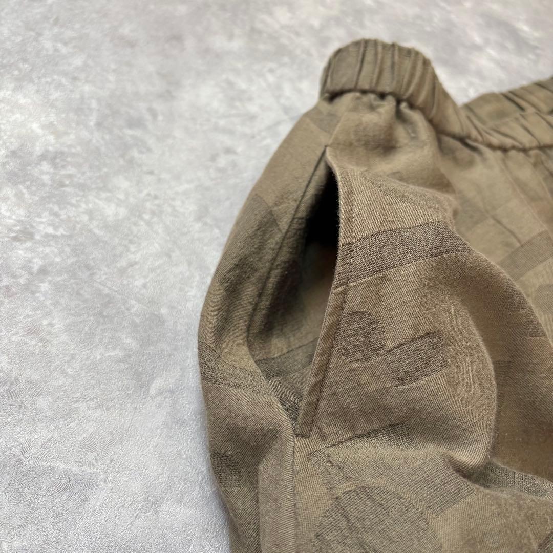 慈雨 ジウ センソユニコ 幾何学柄 ロングスカート 変形 アシンメトリー_画像6