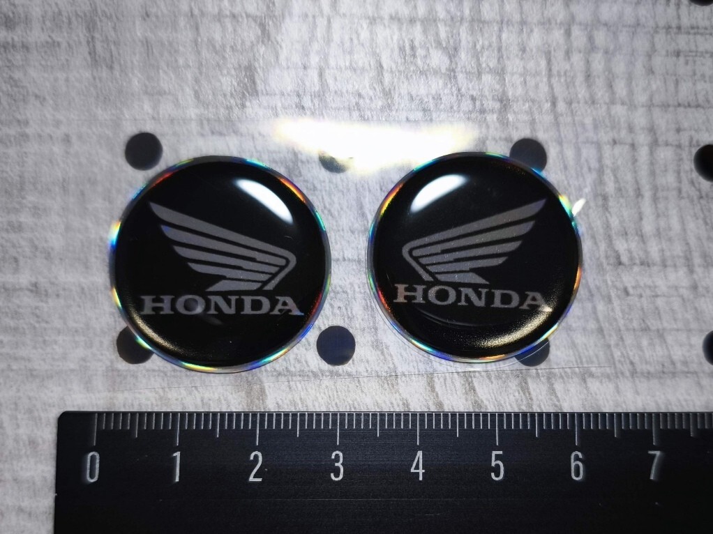ホンダ 3D ウイングステッカー(小)2P【ホログラム】NS250R CBR250RR CBR600RR/F2/F4i/F CBR1000RR VTR1000F/SP-1/2 CBR900RR/929RR_画像3