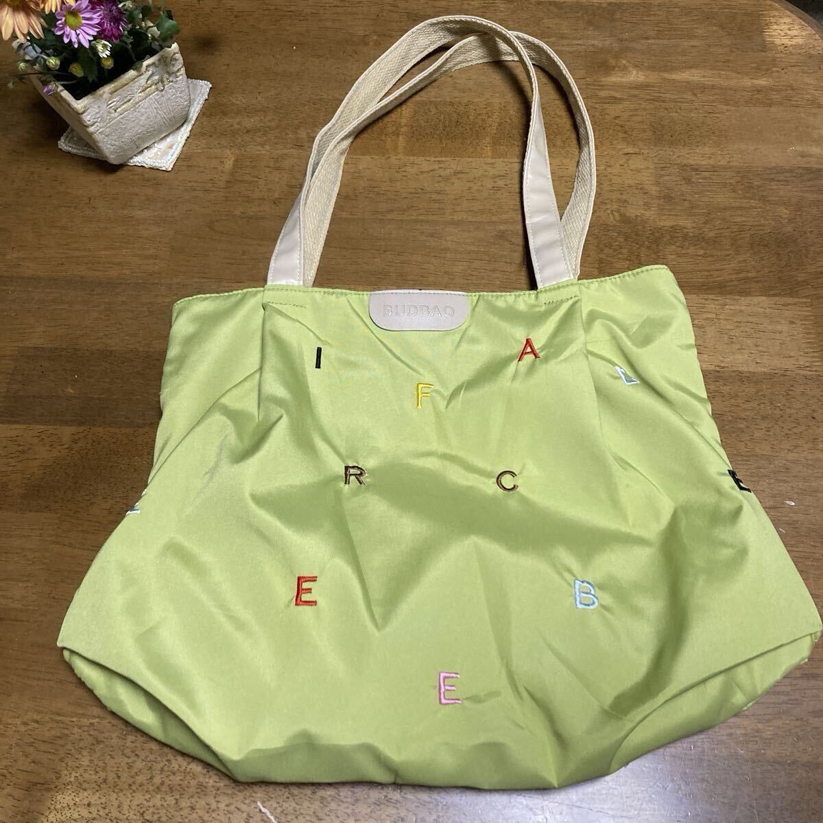 BUDAOレディースト-トバックライトグリーン大容量_画像1