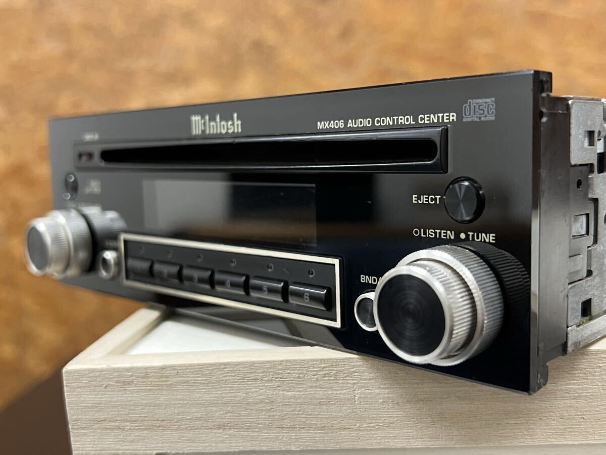 【送料無料】★売り切り★当時物★希少★通電確認済★美品!マッキントッシュ Mcintosh MX406 CDプレーヤー FM AM カーオーディオ 1DIN_画像6