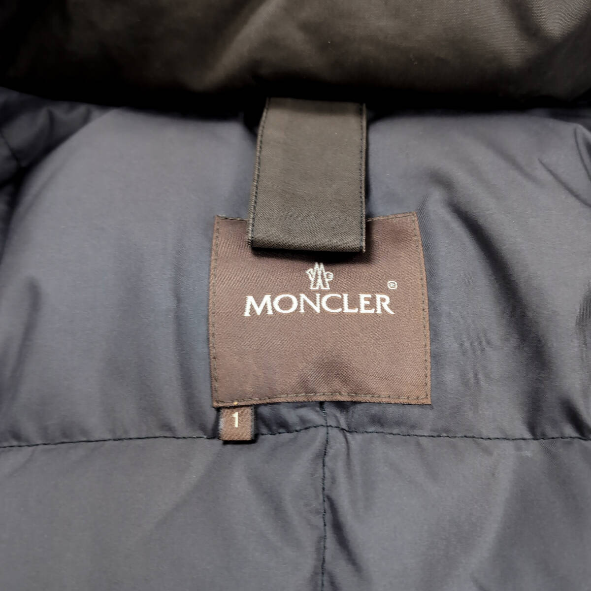 極暖極上ファーMONCLERファーフード付きダウンコートL~M最高級クラス１ダウンジャケット焦茶タグ ダークブラウン大きいサイズ モンクレール_画像9