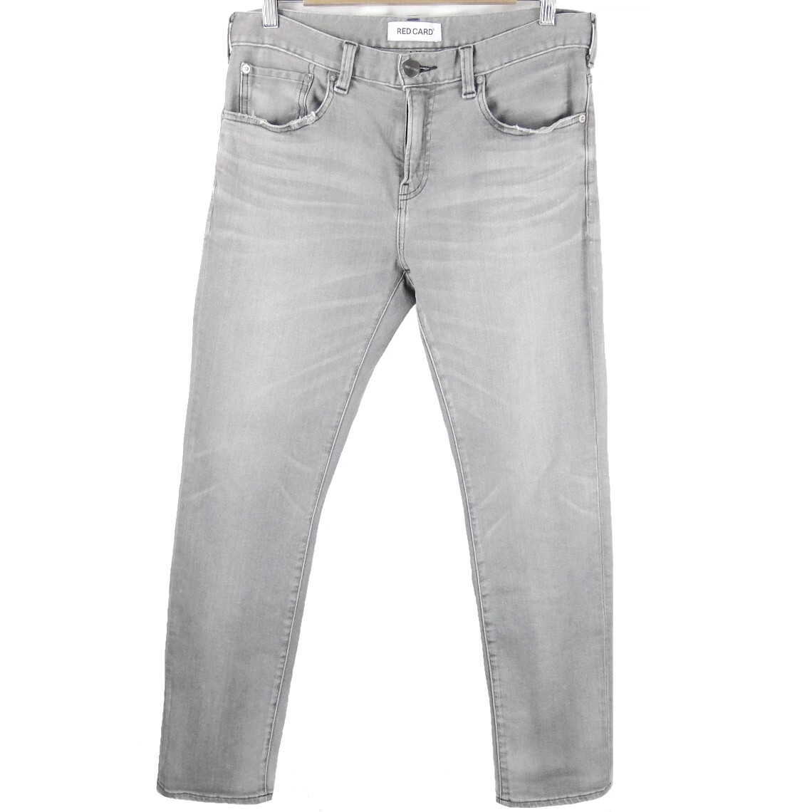 ■RED CARD レッドカード × PLST プラステ 別注 P46808 DAY1 / メンズ / グレー ウォッシュ加工 ストレッチ スリム デニムパンツ size 30_画像1
