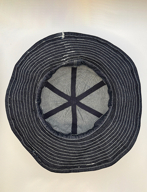 児島デニム★ヴィンテージ風★インディゴ デニムハット 試作品その２！！_画像5