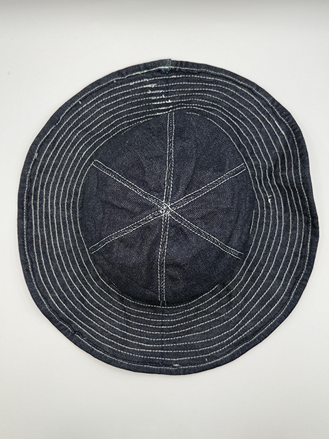 児島デニム★ヴィンテージ風★インディゴ デニムハット 試作品その１！！_画像6