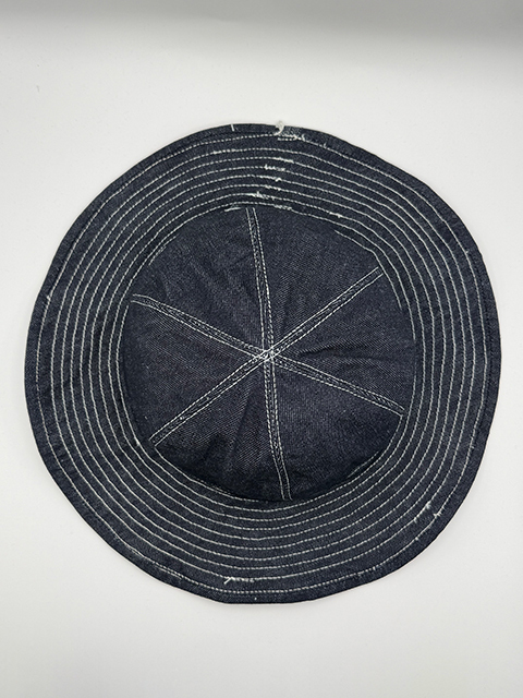 児島デニム★ヴィンテージ風★インディゴ デニムハット 試作品その２！！_画像6