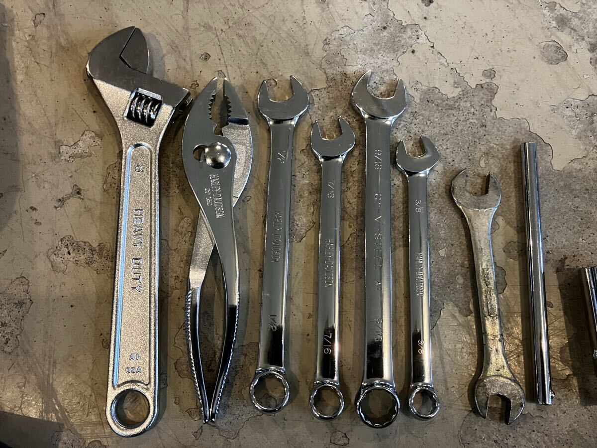 ☆ Harley-Davidson ハーレーダビッドソン 工具セット 車載工具 インチ工具 送料無料! 北海道発 _画像2