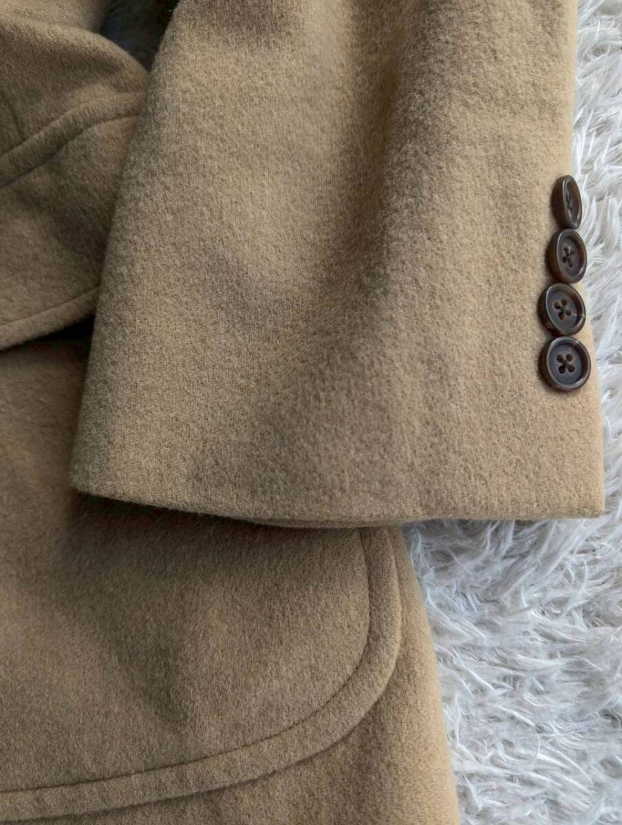 ★希少・キャメルへア100★ ブルックスブラザーズ 最高級 ロロピアーナ キャメル 3B ジャケット L～LLサイズ相当_画像7